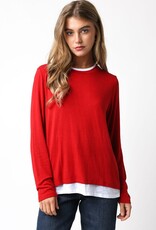 Layered Long Sleeve Top