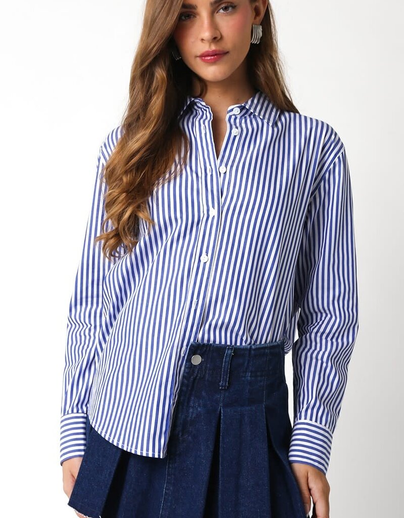 Randi Stripe Botton Down Shirt