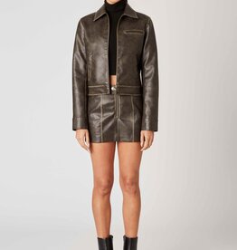 Dallas Faux Leather Jacket