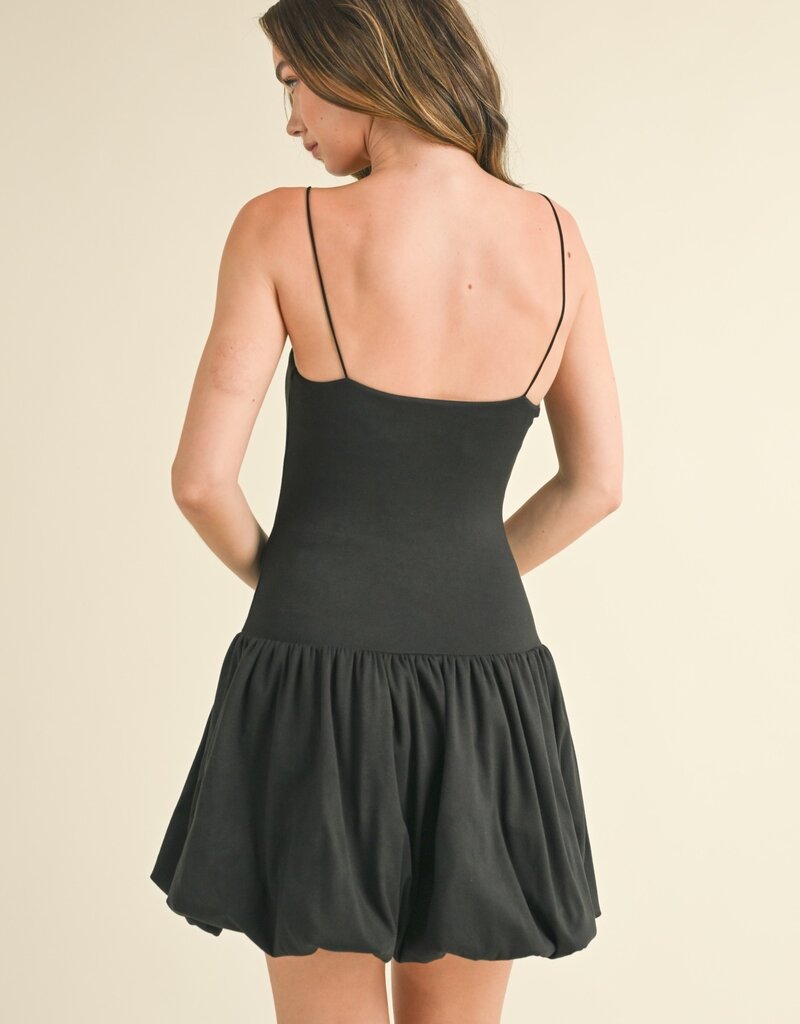 Melia Bubble Hem Mini Dress