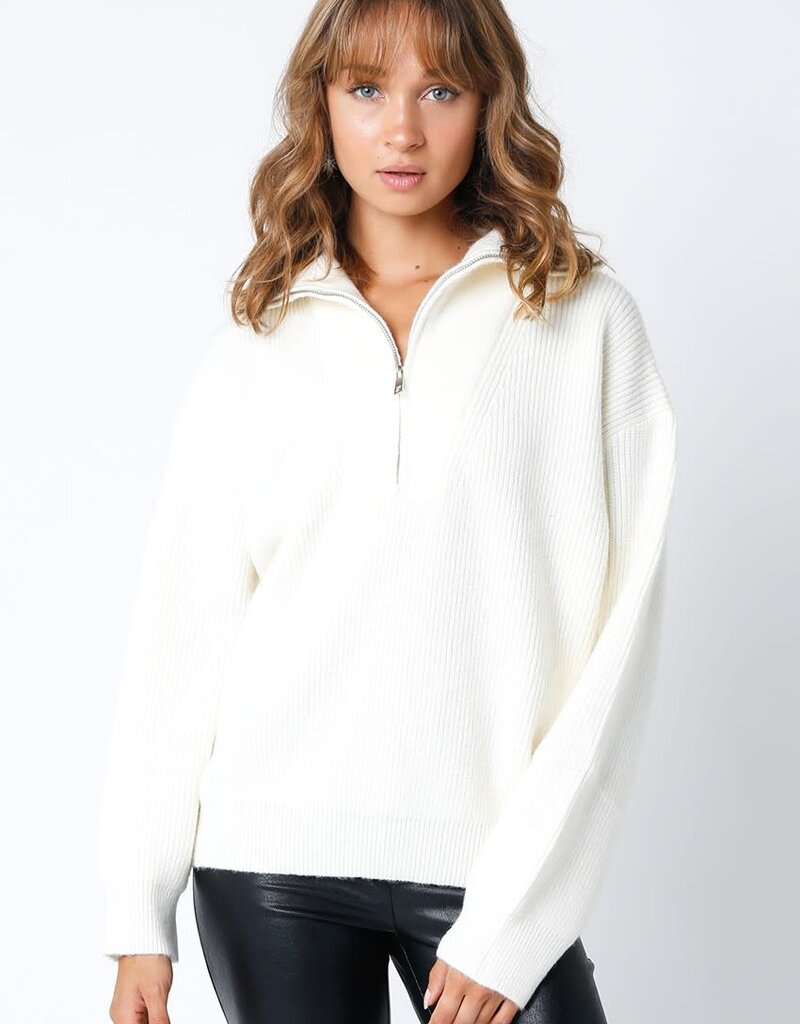 Off white quarter zip hot sale
