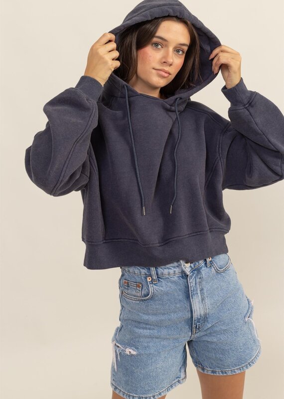 Mineral Wash French Terry Hoodie