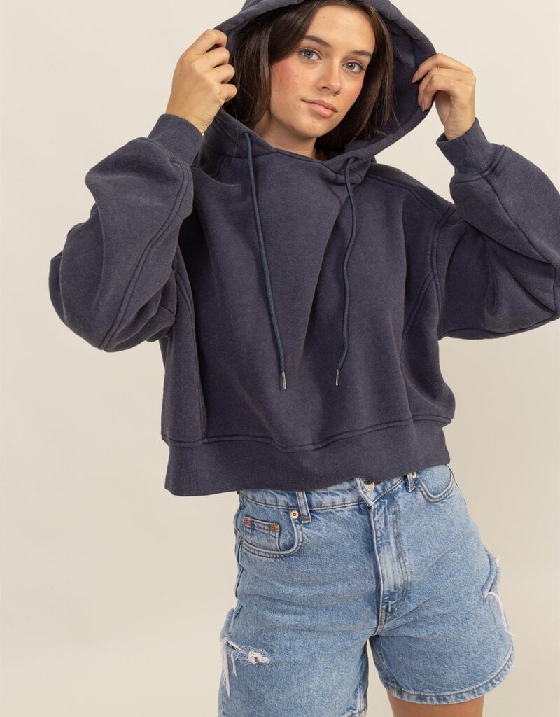 Mineral Wash French Terry Hoodie