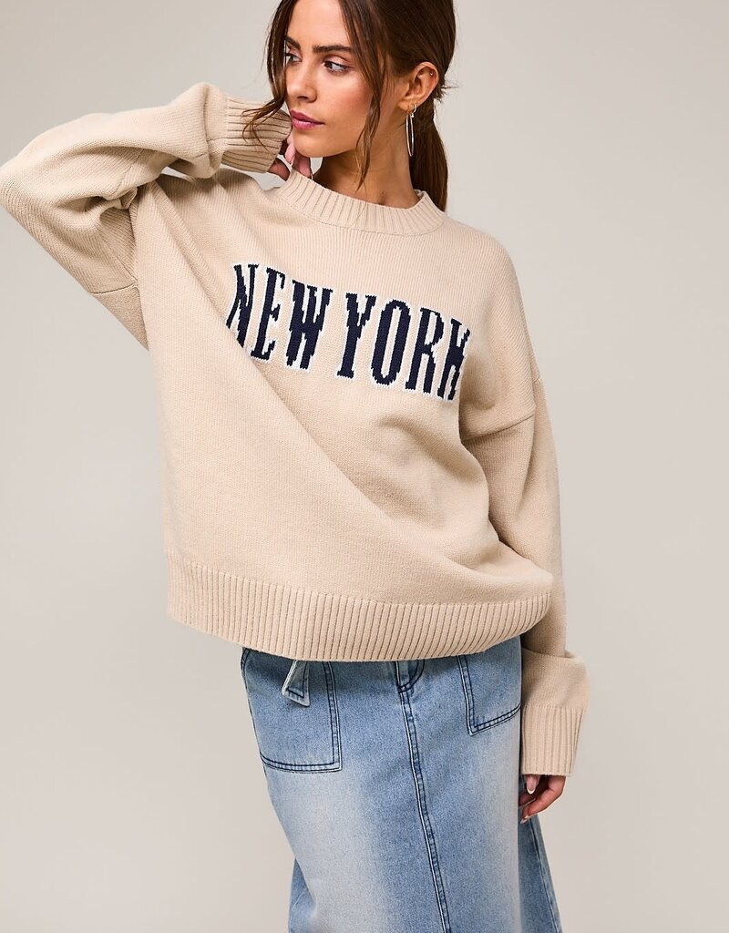 New York Intarsia Sweater