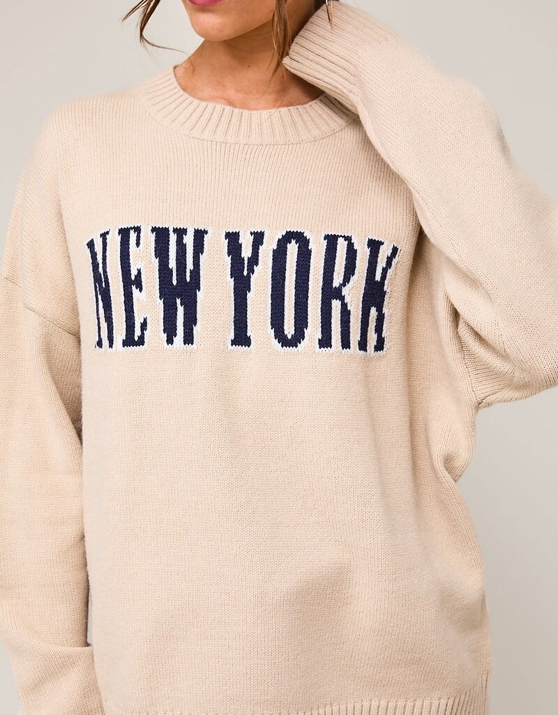 New York Intarsia Sweater