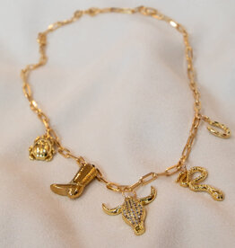 Western Keepsake Charm Necklace G
