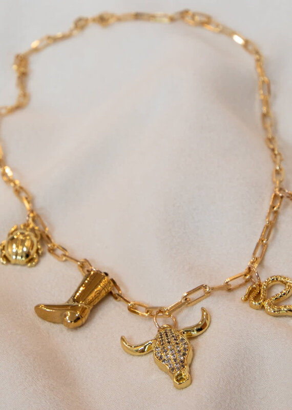 Western Keepsake Charm Necklace G