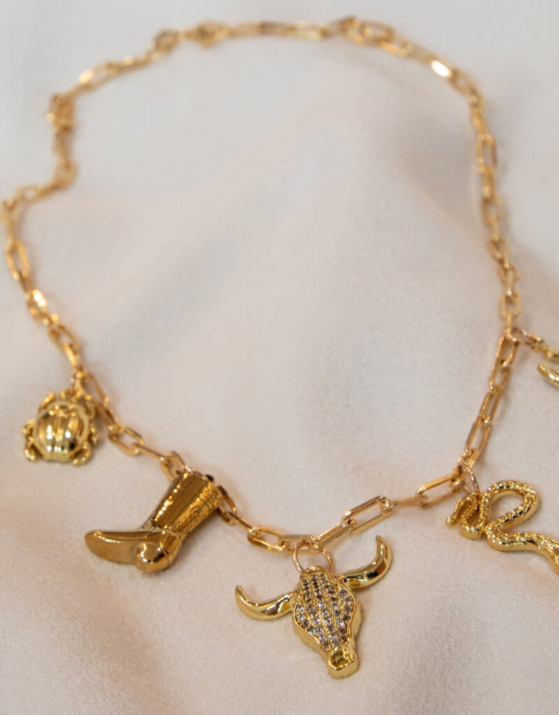 Western Keepsake Charm Necklace G