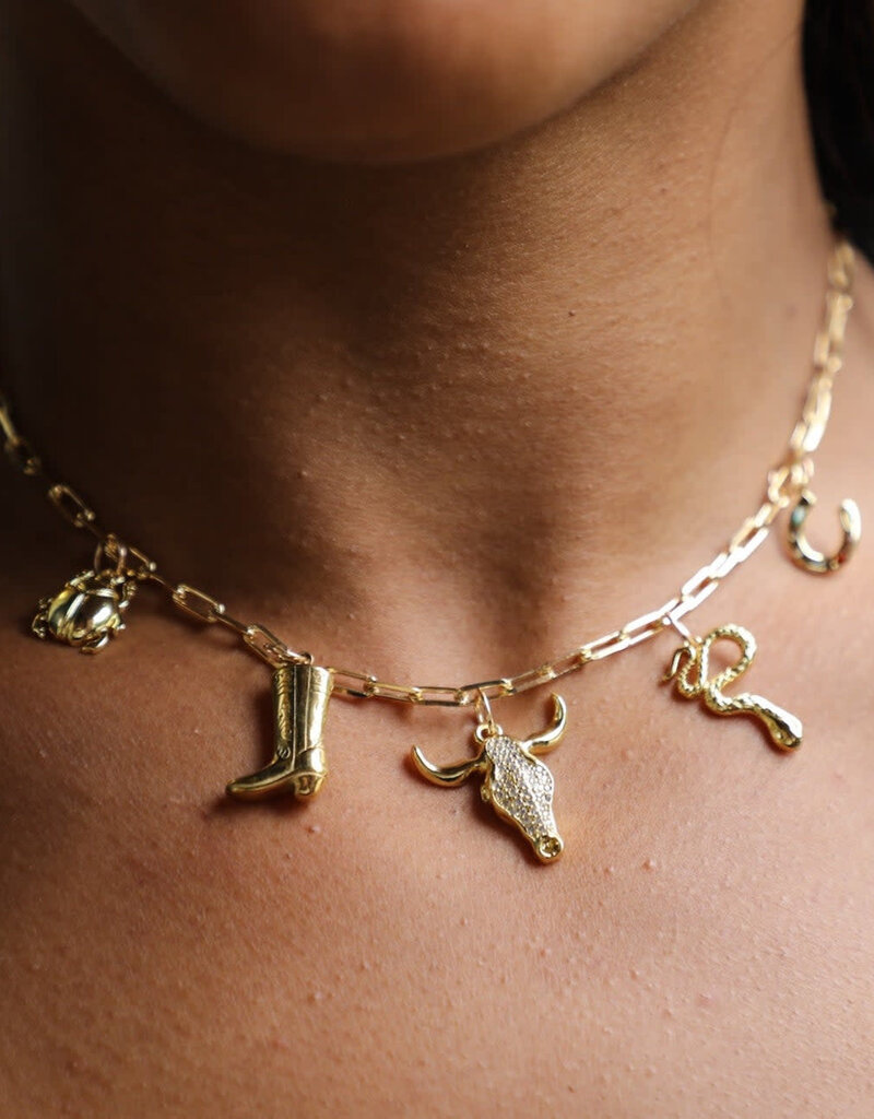 Western Keepsake Charm Necklace G