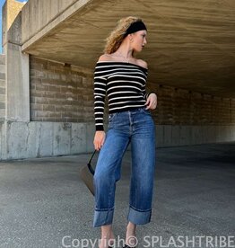 Ryder High Rise Cuffed Straight Jean