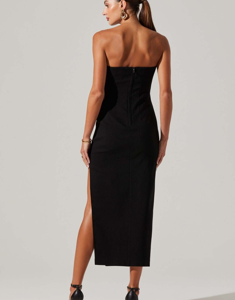 Idalia Strapless Midi Dress