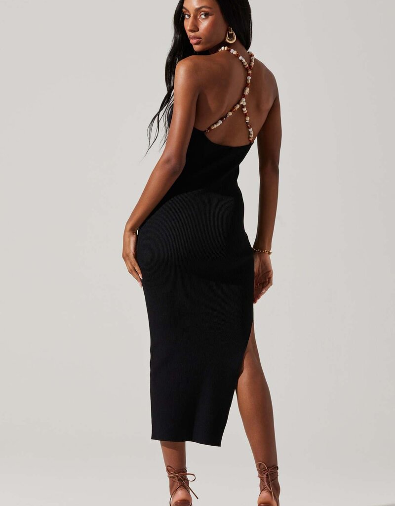 ASTR Umiko Ribbed Midi Dress