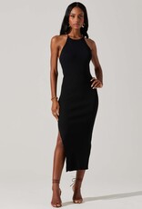 ASTR Umiko Ribbed Midi Dress