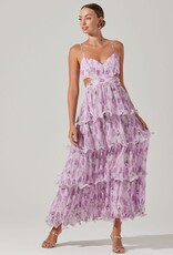 Jaiden Tiered Ruffle Midi Dress