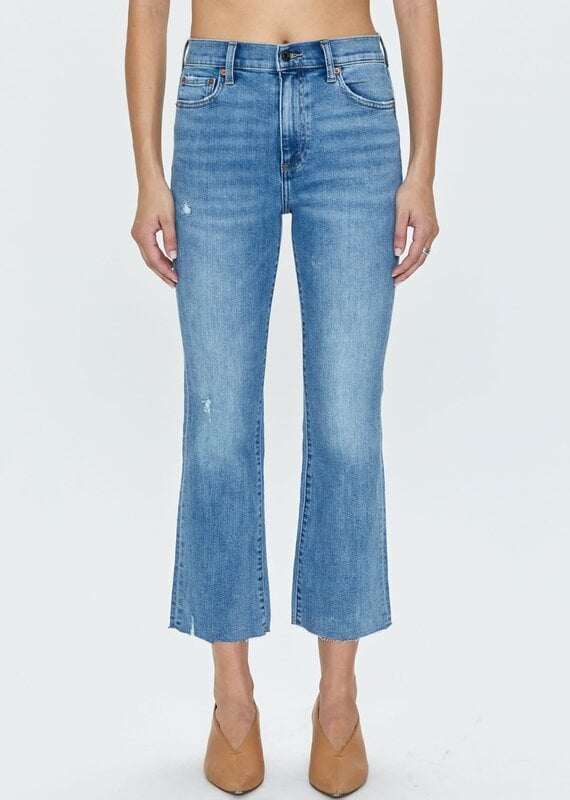 Lennon High Rise Cropped Boot Cut Jean