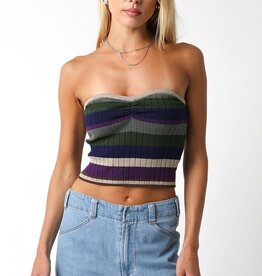 Allyson Knit Striped Tube Top