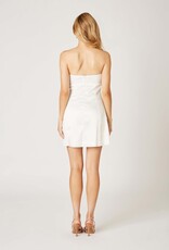 Anya Satin Strapless Mini Dress