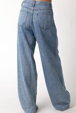 Pleated Front Jeans