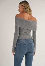 Long Sleeve Off Shoulder Top