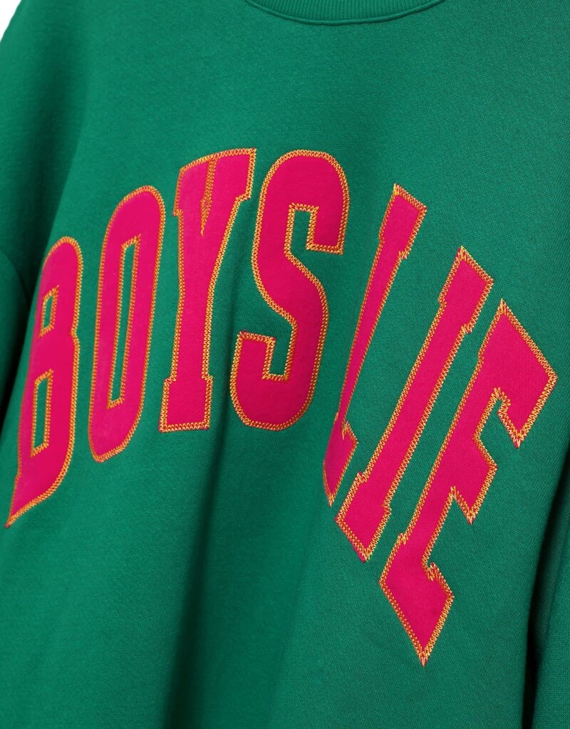 Boys Lie Kara Crewneck Lean Green