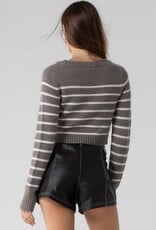 Calli Striped Cropped Sweater