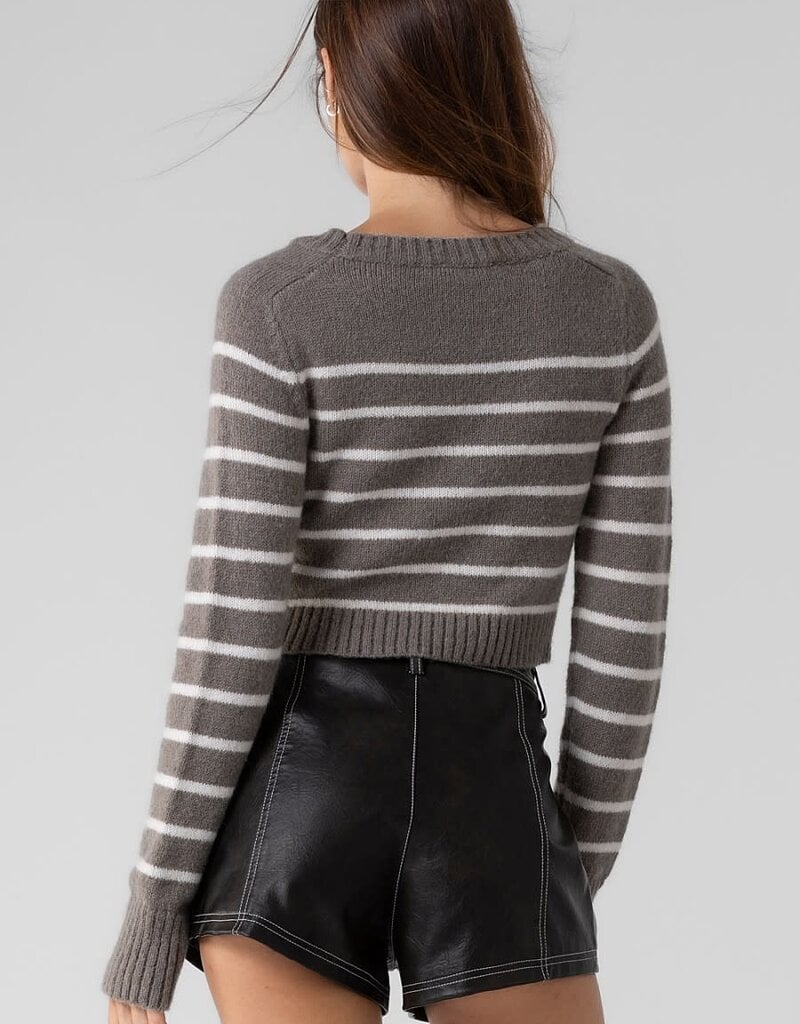 Calli Striped Cropped Sweater