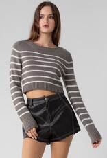 Calli Striped Cropped Sweater