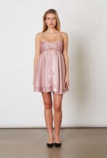 Penni Organza Tie Back Mini Dress