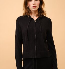Cashmere Blend Hoodie Jacket