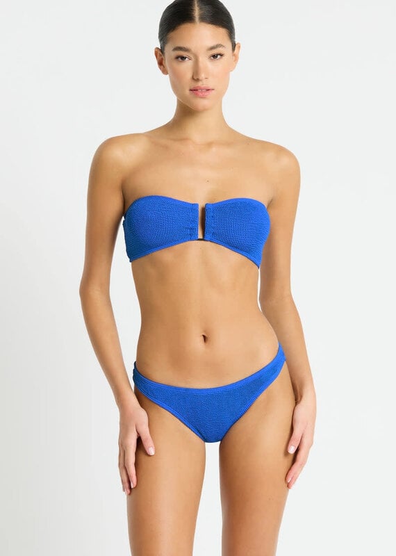 Bond-Eye Blake Bandeau Top O/S Cobalt Recycled