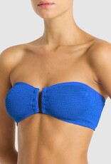 Bond-Eye Blake Bandeau Top O/S Cobalt Recycled