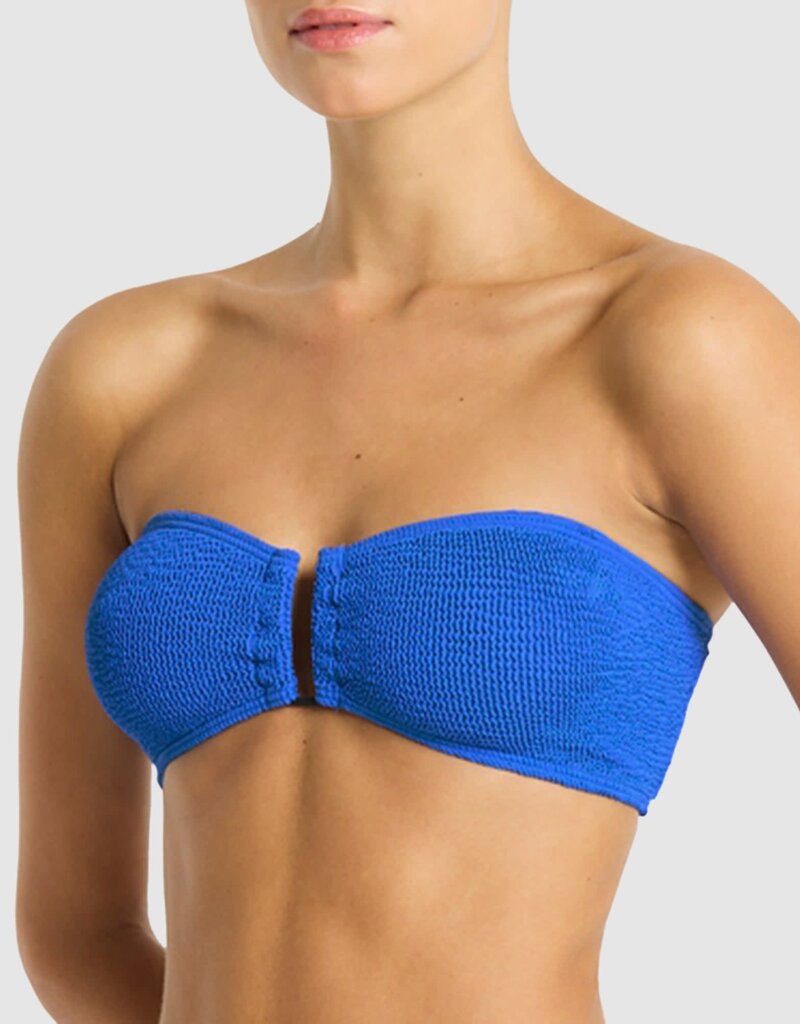 Bond-Eye Blake Bandeau Top O/S Cobalt Recycled