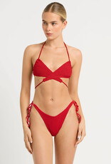 Bond-Eye Sofie Triangle Top O/S Baywatch Red Eco