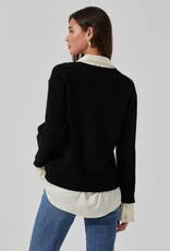 ASTR Jianna Mixed Media Layered Sweater