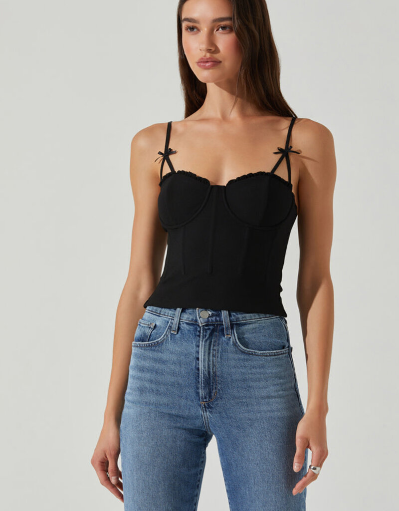 ASTR Adana Bow Detail Bustier Top