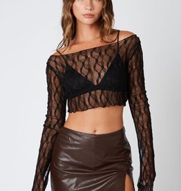 Stuck on You Faux Leather Mini Skirt