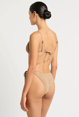 Luana Tri Top O/S Oat Leopard