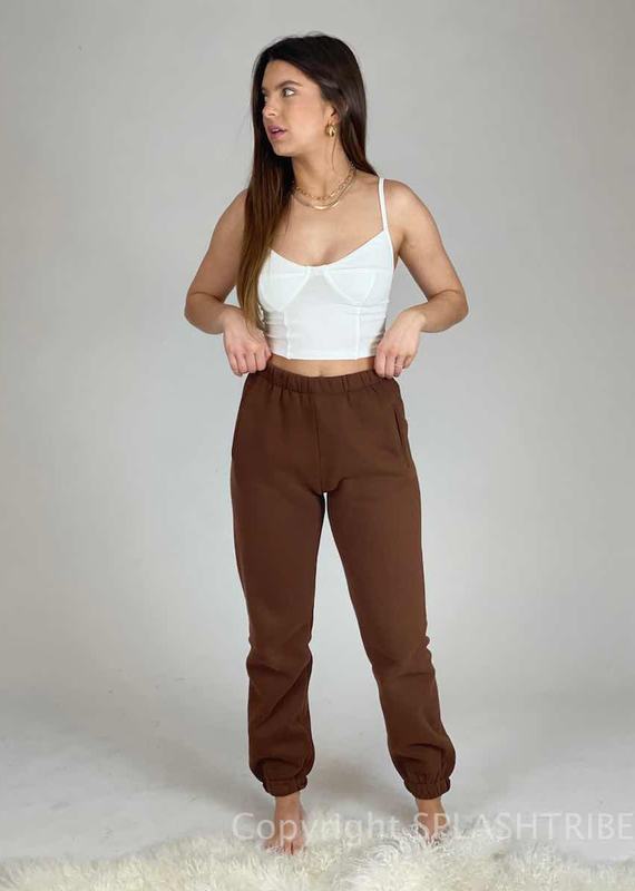 High Rise Side Pocket Joggers