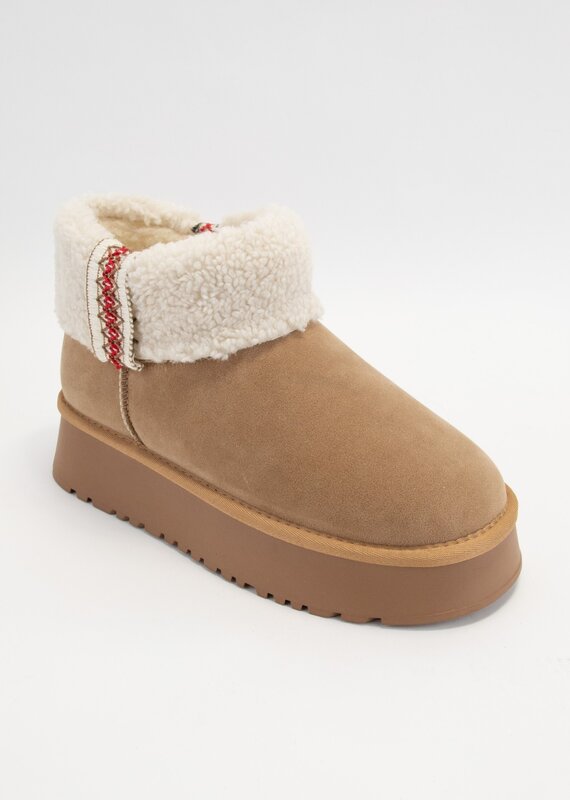 Platform Foldover Shearling Boot