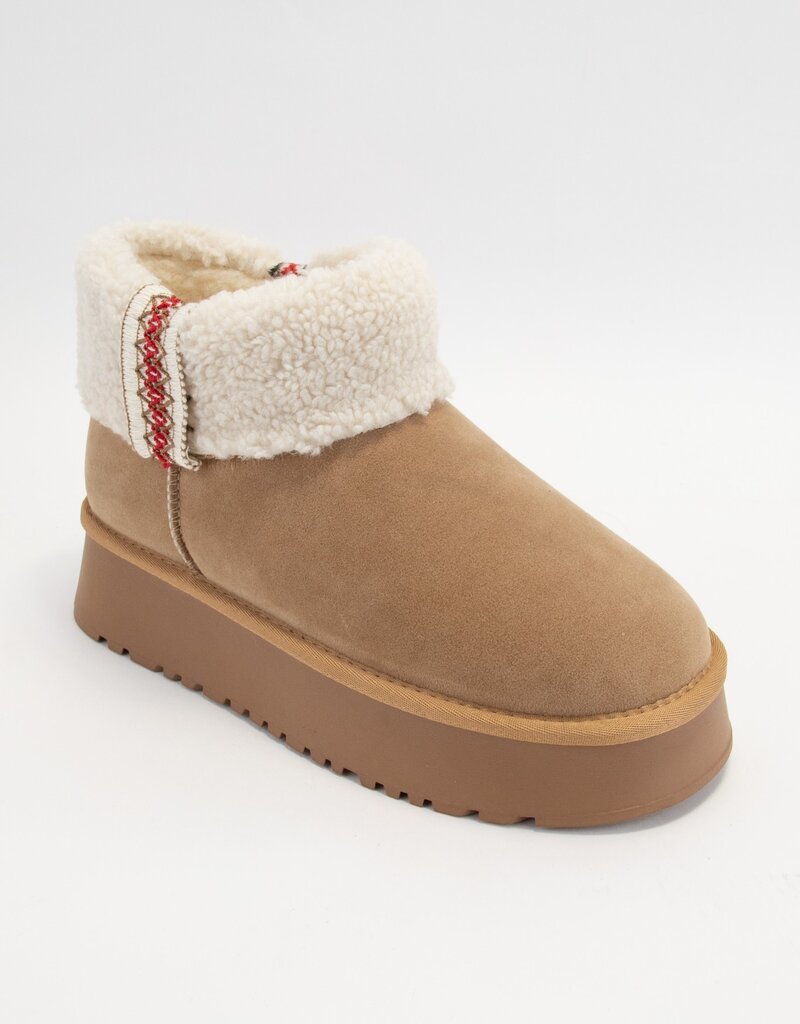 Platform Foldover Shearling Boot