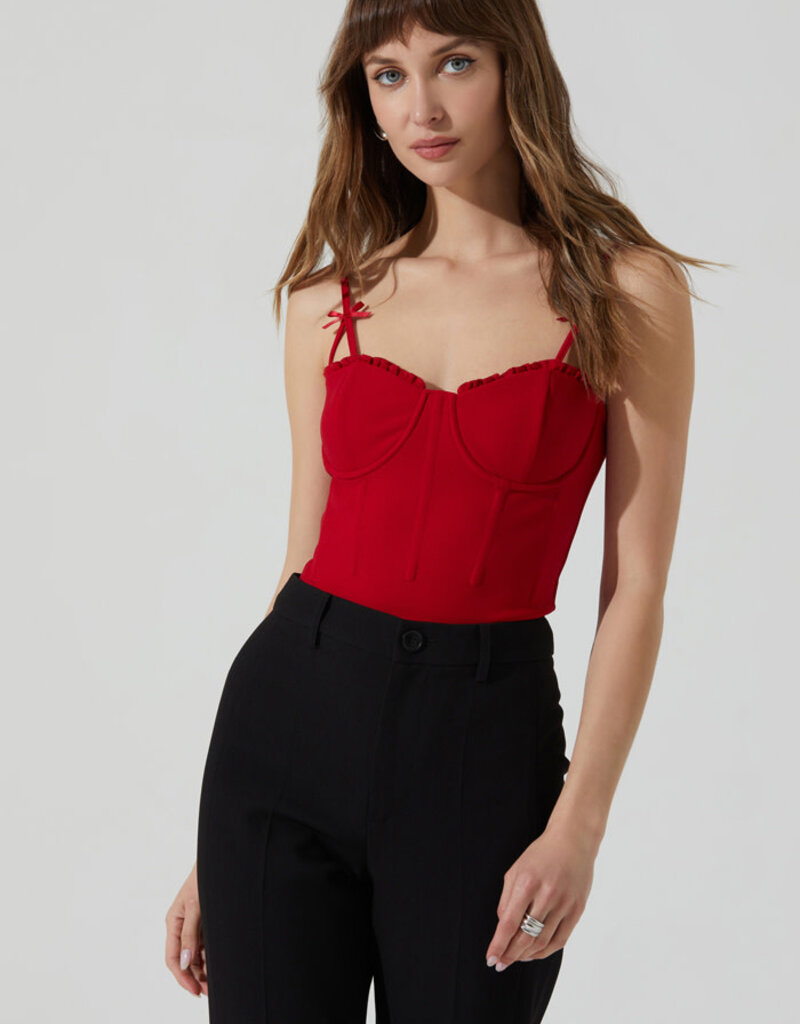ASTR Adana Bow Detail Bustier Top