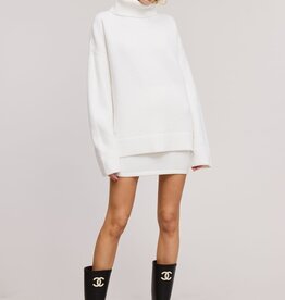 Turtleneck Mini Skirt Set