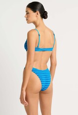 Bond-Eye Scene Brief Bottom O/S Turquoise Stripe