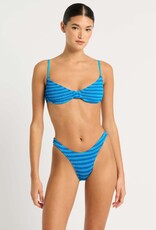 Bond-Eye Scene Brief Bottom O/S Turquoise Stripe