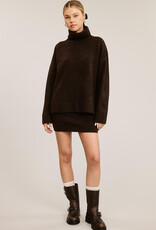 Turtleneck Mini Skirt Set