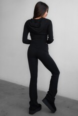 Knit Zip Up Sweater Pant Set