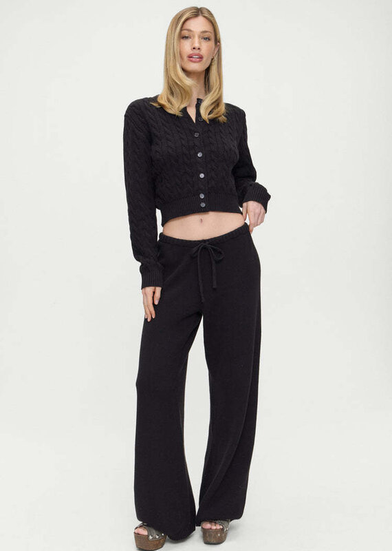 Frankies Bikinis Wesley Cotton Knit Pant