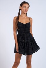 Dunaway Smocked Waist Tiered Mini Dress