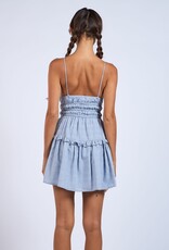 Dunaway Smocked Waist Tiered Mini Dress