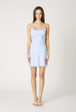 Oberle Bow Trim Tie Back Mini Dress
